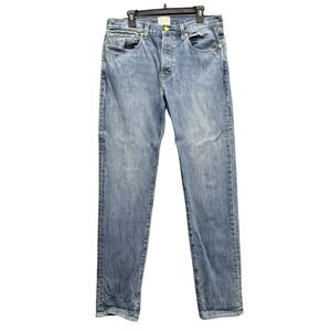 Sid Mashburn Jeans Men's 36x34 Blue Medium Wash Denim Button Fly Made in USA